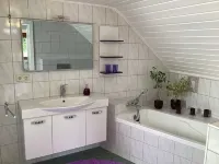 Vacation home Wernesgrün in the Vogtland on the edge of the forest, modern furnishings with sauna