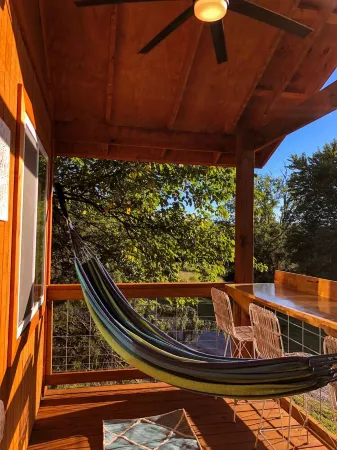 Sunset Hillside Cabin Staycation on Horse Farm - Pet Friendly D