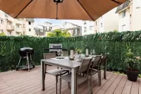 Charmant Refuge Avec Jardin, à 6 Minutes à Pied du Métro Créteil Léchat Hotels in Creteil