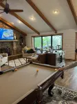 Romantic lakefront chalet w/hot tub