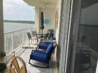Million-Dollar Water Front view and location on beautiful Boca Ciega Bay.