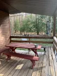 Cabin w/ Hot Tub on Small Pond