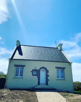 La Maison Entre Terre et mer à Landéda , Avec vue sur la mer