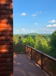 Spectacular Mountain View, rustic log, hot tub, deck fireplace - マウンテンビュー