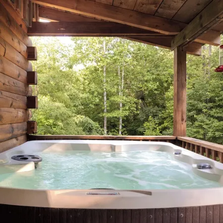 Shenandoah Log Cabin *Hot Tub Indoor Fireplace*