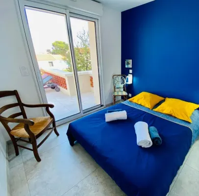 Leucate plage <br>house 100m from the beach sea view <br>8 people 루케이트 호텔