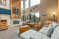 Mountain and River Views with Cozy Living Area - Charming Alpine Retreat