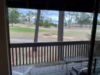 On the green! Enjoy awesome views, central location, ready for your tee time!