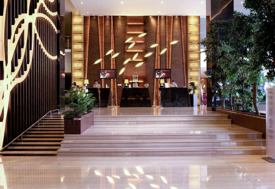 푸고 호텔의 현대적인 객실 모습