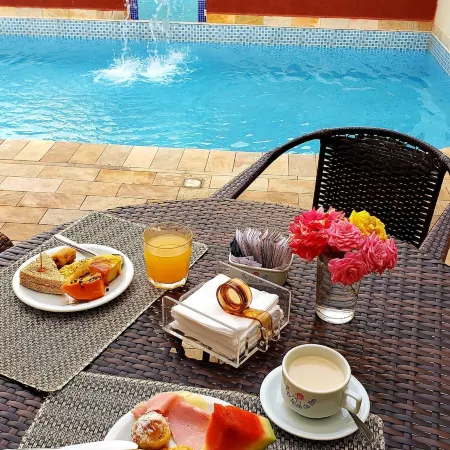 Hotel Rosa da Ilha Guaruja - Perto do Mar Com Piscina