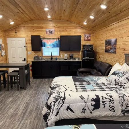 Cabin Unit 1 of 6 in amazing Paige with AC, WiFi