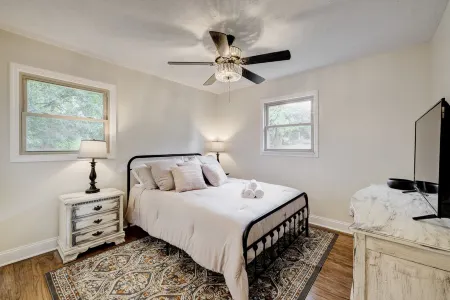 Spacious home with basement. City park steps away. Cleaning fee included.