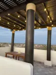Enjoy 360 degree views from the eagle's nest and roof garden