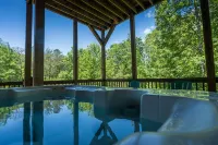 Breath Taking Log Mountain Lodge  inside Rumbling Bald Resort Hotels in Lake Lure