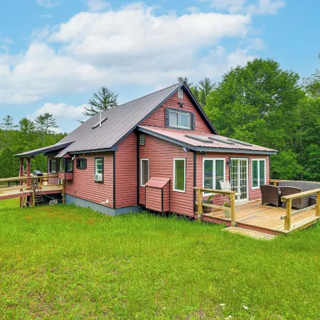 Gore Mountain Retreat: Deck & Game Room