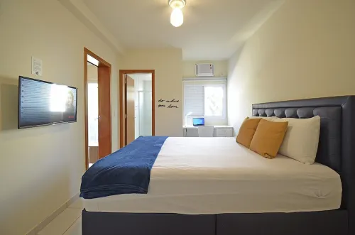 NEW, COZY & COMPLETE APARTMENT 200MT FROM FIÚSA RIBEIRÃO PRETO SÃO PAULO