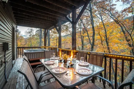 Modern Mountain Chalet with Hot Tub, Sleeps 14