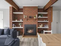 Family Retreat with Fireplace and Garden Views