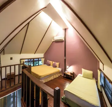 Standard Duplex, Patio, Garden View