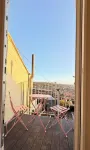 Garden apartment with balcony