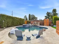 Dreamy Luxe Pool Retreat - 3BR in Urban Campbell Hotels in Campbell