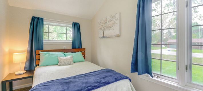 2 Mi to Lake Huron: Classic Home w/ Private Deck Hotels in Saint Clair County