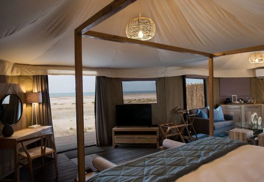 칼바 킹피셔 로지의 개인 발코니와 풍경