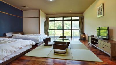 【枕草子】和洋ベッドルーム<禁煙> 12畳 バス付 旅館 清少納言の写真