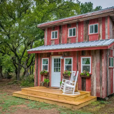 Cozy Cabin Little Red Hen 12 min to Magnolia Hotel dekat TSTC Waco Building Construction Classrooms