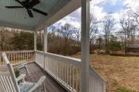 Creek-side retreat in the woods, perfect for families seeking quality time