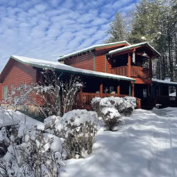 Blue Ridge Mountain Cabin; chill vibes, scenic views, nearby hiking and wineries Отели в г. Джонсон