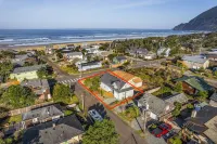 Relax and unwind in a tranquil space one block from the beach