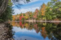 Cozy riverfront cabin on Ossipee River
