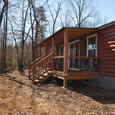 Luxury cabins in the foothills of the Blue Ridge Mountains