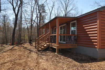Luxury cabins in the foothills of the Blue Ridge Mountains