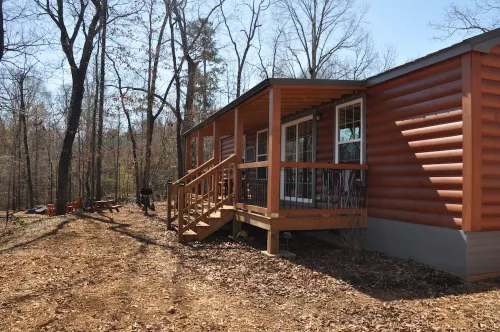 Luxury cabins in the foothills of the Blue Ridge Mountains