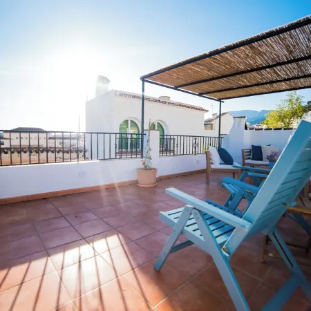 La Montsiña, Cozy Mediterranean Style House. Panoramic Terrace.