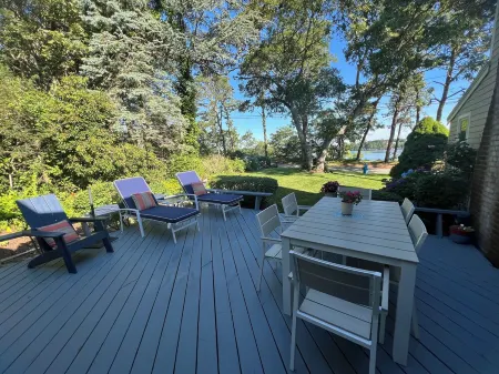 Waterfront lake house  private beach dock