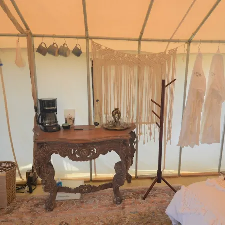 Scottland Yard Farm's Honey Suckle Family Glamping Tent