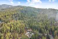 5 ACRE CABIN  above RIVER + DOWNTOWN. PRIVATE-VIEWS-NEWLY RENOVATED