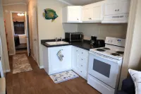 (Fishing from dock) Boat Launch, Seafood Market & Bait-tackle shop next door....