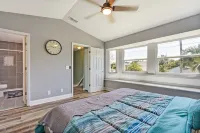Expansive Backyard with Heated Pool and Firepit - Stunning Oasis Hotels in Sawgrass
