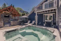 Rustic Lakeside Mansion w/ Outdoor Kitchen & Minutes To Track