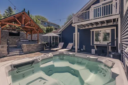 Rustic Lakeside Mansion w/ Outdoor Kitchen & Minutes To Track