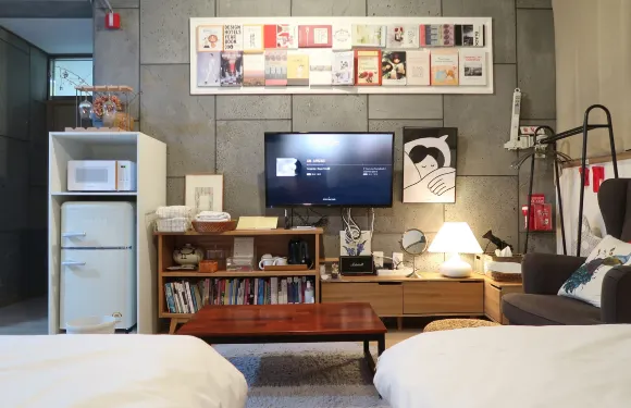 安東Poong-gyung青年旅舍和圖書館