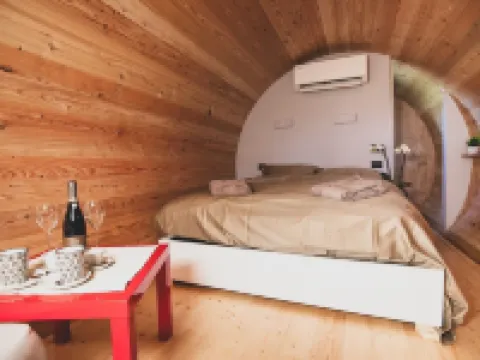 Rifugio DiVino Dormire in Una Botte Glamping Nella Tenuta Vitivinicola リエーティのホテル