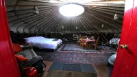 Yurt [Sleeps up to 6] & Bathhouse in E Cornwall UK -  Off-Grid Hotels in Callington