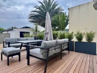 Charming neo-Breton house 2 steps from the sea Parking Wifi fenced garden