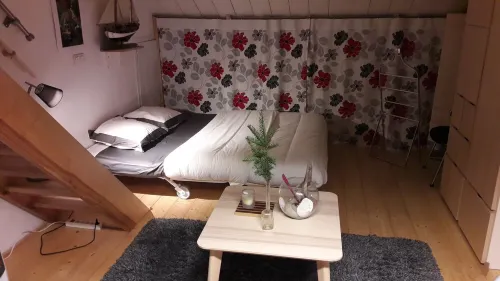 Gite with bamboo - duplex studio 1/4 people
