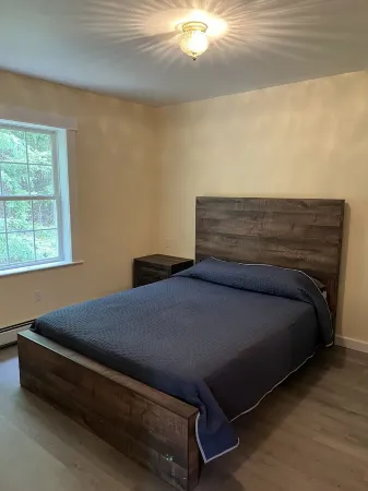 Tranquil cabin in the woods with heated garage.